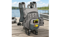Adjustable Fishing Chest Pack Hands-Unrestricted Chest Bag with Harness Lightweight Breathable for Outdoor Adventures