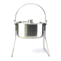 Stainless Steel 304 Outdoor Hanging Pot for 4-6 People