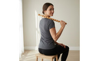 Wood Massage Smooth Rounded Grip Wooden Massage Roller Ergonomic Design Accessory for Salon