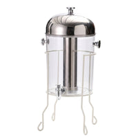 Front Tap Ice Column Serveware Beverage Dispenser with Spigot