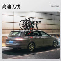 自行车吸盘架公路车山地车车载吸盘架车顶架停车架桶轴快拆通用.