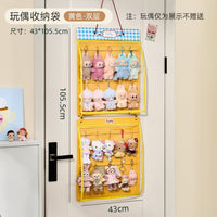 Plush Doll Storage Display Rack, Wall-Mounted Felt Hanging Bag for Stuffed Animals