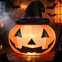 Outdoor Inflatable Pumpkin Decoration Giant Inflatable Pumpkin Festive Quick Inflation for Homeowners, Porch