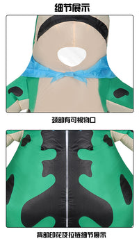 跨境卡通青蛙人偶服万圣节角色扮演道具动物主题派对青蛙充气服装