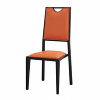 Upholstered Stacking Chair Sturdy Frame Upholstered Guest Chair Modern Design