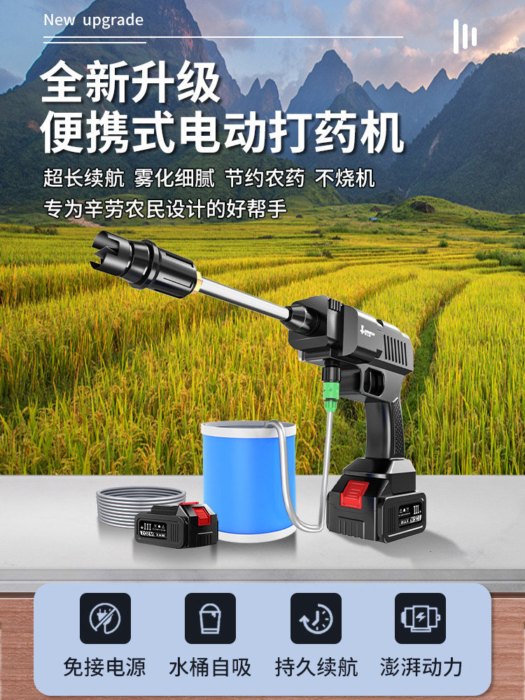 Cordless Electric Sprayer with Lithium Battery for Home Cleaning