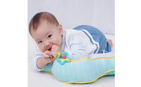 Skin-Friendly Tummy Time Pillow Detachable U-Shaped Pillow with Toys 2-in-1 Tummy Time Mat Comfortable for Infants, Babies, Newborns, Playtime