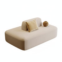 Double-Sided Archedd Settee Creative Design Upholstered Reception Bench Modern Visual themeEfficient for Business Owners