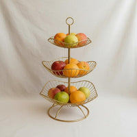 3 Tier Fruit Basket Nordic Design Fruit Bowl Stand Large Capacity