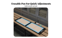 Multi-Sport Attractive Tactic Board Easy to Wipe Away Attractive Soccer Coaching Board Fade-Resistant Lines for Game Day