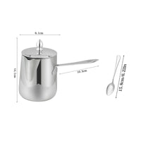 Latte Art Pitcher Ergonomic Handle Espresso Steaming Pitcher Heat Resistant