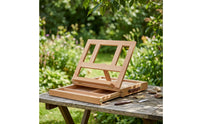 Tabletop Easel with Storage Drawers Adjustable Sketch Box Easel with Drawers Portable for Students, Beginners, Studio, Classroom