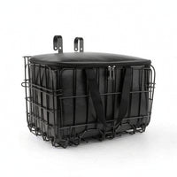 Cycle Basket with Inner Bag Sturdy Foldable Cycle Basket Front for Commuters, Errands