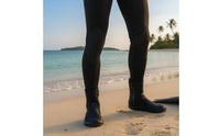 5 Mm Neoprene Dive Boots Vulcanized Sole Surfing Wading Shoes Anti-Scratch Diving Booties for Response Workers, Surfers, Beach