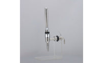 Wall-Mounted Beer Faucet Tapered Spout Bar Fixture Side Inlet