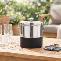 Ice Bucket Stainless Steel Ice Bucket with Lid Insulated Insulated Container for Hosts,   Parties