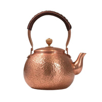 Copper Tea Kettle Elegant Tea Kettle with Lid Coating Teapot for Home
