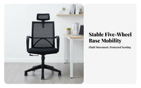 Armless Rolling Chair Height Adjustable Office Furniture 360° rotate for Bedroom