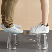 Toilet Step Stool Easy to Clean Anti-Slip Toilet Stool Curved Design Lavatory Aid for Kids