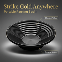 Panning Pan Wear Resistant, Washing Sieveing Use Gold, Heavy Duty Washing Sieve Tray, Panning Kit Pr - Image 7