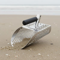 Long Handle Sand Scoop Rust-Proof Stainless Steel Beach Fast Sifting