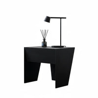 Single-Drawer Bedside unit with exposed Shelf Minimalist Design Nightstand
