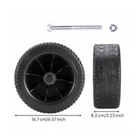 Wear-Resistant Camping Utility Vehicle Wheel Smooth Rolling Solid Rubber Tire