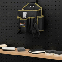 Multiple Compartments Rotating Waist Tool Organizer Wear-Resistant Car Wrapping Tool Pouch Waterproof Material for Installers