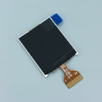 Transmissive Display Screen Module 128x128 Screen Display with Ribbon Connector Compact for Hobbyists, Device Repairs