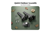 Car Side Awning Mounting Kit Simple Installation Side Awning Mounting Kit Automotive Accessory Sturdy Duty Stable Frame