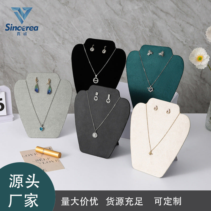 Folding Necklace Bracelet Display Stand Jewelry Rack Organizer Display Board Jewelry Props Earrings Rings