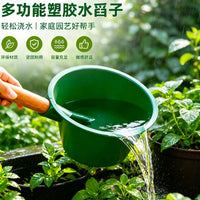 Agricultural Thickened Rubber Manure Scoop with Long Handle