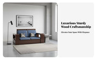 Frame Couch with Storage Drawers Winter and Summer two-seasonUse configurable L-Shaped Couch Minimalist aesthetic Sofa Set for Homeowners, Living Room, Lounge Area