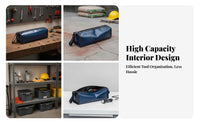 Zipper Closure Rectangular Tool Bag Straps Straps Reinforced Tool Bag Handheld Stitched Edges