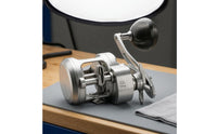 Round Reel Line Capacity Table Metal Reel Lightweight Design Angling Equipment