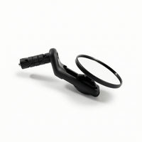 Adjustable Bike Mirror with Bar End Mount Round Bar End Mirror Rotatable Easy to Install for Commuting, Road Bikes