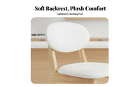 High-Back Wooden Stool Minimalist Design Counter Chair Sturdy Frame for Adults