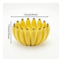 Banana Bowl 3D-Printed Fruit Tray Sculptural for Kitchen