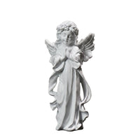 Praying Girl Angel Figurine Floral Headpiece Praying Angel Figurine