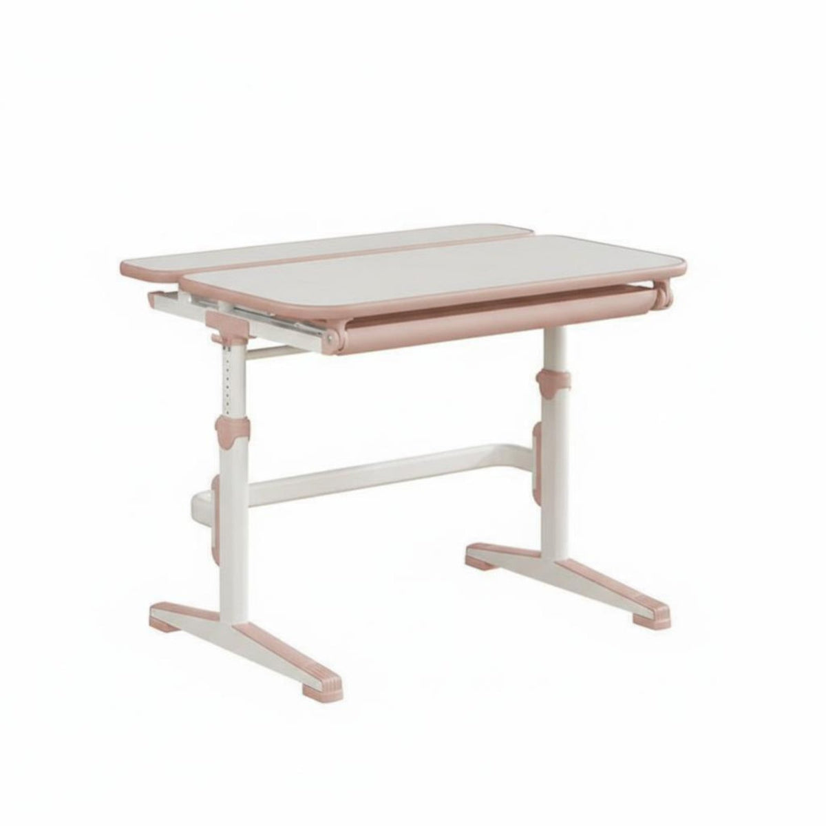 Adjustable Study Desk and Chair Set Tiltable desktop Adjustable Desk and Chair Set Book Holder Rounded Corners for Students