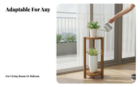 Tiered Corner Plant Stand Minimalist Aesthetic Tiered Corner Stand for Gardeners