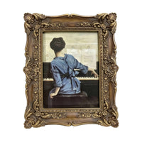 Vintage Picture Frame Ornate Resin Picture Frame Decorative for Bedside Table