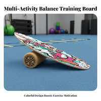 cylinder Board Non-Slip rideace Balance Trainer Enhanced Stability for Living Room