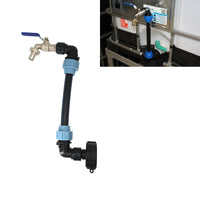 IBC Tote Tank Connector Kit with Threaded Fittings