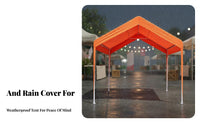 Commercial Vendor Tent Rainproof Four-Legged Waterproof Outdoor Gazebo Tent for Event Vendors, Families, Markets, Festivals, Athletic Events