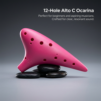 12 Hole Alto Ocarina Beginner, Easy to Play Alto Ocarina, Ergonomic Alto Ocarina Gift, Hobbyist Musi - Image 5