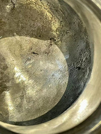 土耳其进口手工制作纯铜托盘欧式复古雕花圆形托盘家居装饰铜色