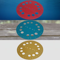 Freediving Bottom Plate Perforated Freediving Plate with Holes Flat Diving Gear for Divers