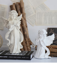 Wei Xun Resin Figurine - Modern Minimalist Angel Decor for Children's Day