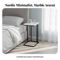 U-shaped based Side Table Nordic and design Household Furniture Space-Saving for Homeowners